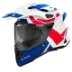 Каска AIROH COMMANDER 2 REVEAL BLUE/RED - Изключително широка визия и защита за всички терени