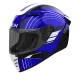 Каска AIROH CONNOR ACHIEVE BLUE GLOSS с гланцово покритие и спортен дизайн