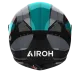 Каска AIROH CONNOR DUNK CYAN GLOSS с гланцово покритие и спортен дизайн