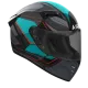Каска AIROH CONNOR DUNK CYAN GLOSS с гланцово покритие и спортен дизайн