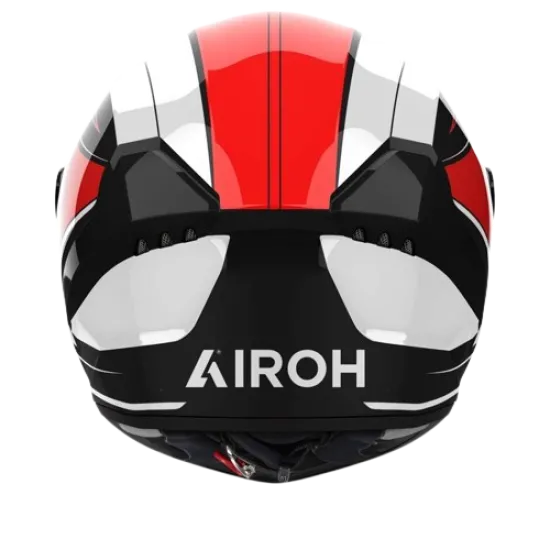 Каска AIROH CONNOR DUNK RED GLOSS с гланцово покритие и спортен дизайн