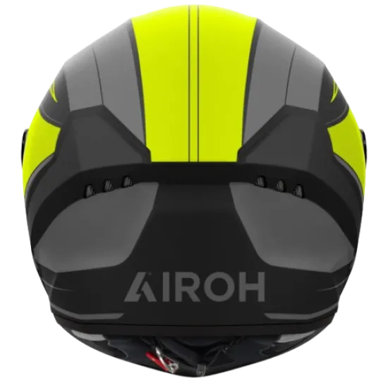 Каска AIROH CONNOR DUNK YELLOW MATT с ярки графики и спортен дизайн