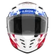 Каска AIROH CONNOR NATION GLOSS с гланцово покритие и спортен дизайн