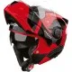 Модуларна каска AIROH Specktre Groove Red – каска с отваряща се брадичка и слънчев визьор