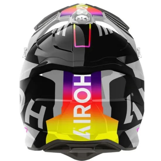 Мотокрос каска AIROH STRYCKER BRAVE GRAY GLOSS - каска с AMS² система и HPC материал
