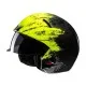 Каска HJC i20 FURIA BLACK/NEON YELLOW - street fighter стил с поликарбонатна конструкция и сваляща се маска