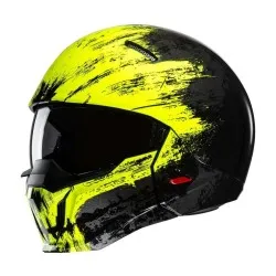 Каска HJC i20 FURIA BLACK/NEON YELLOW