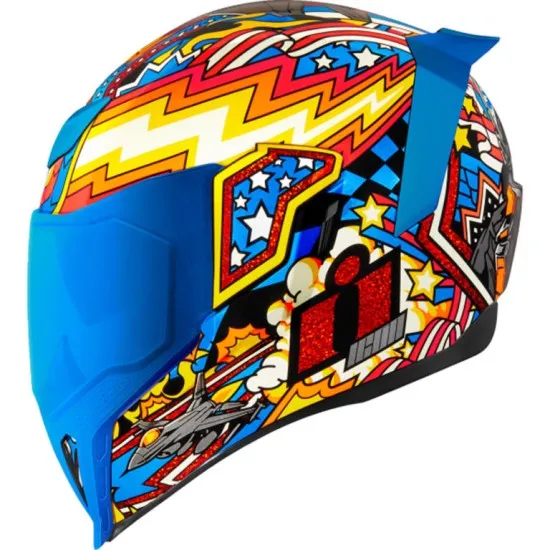Каска ICON AIRFLITE ™ Flyboy BL – Dropshield™, Supervent, и Hydradry™ комфорт
