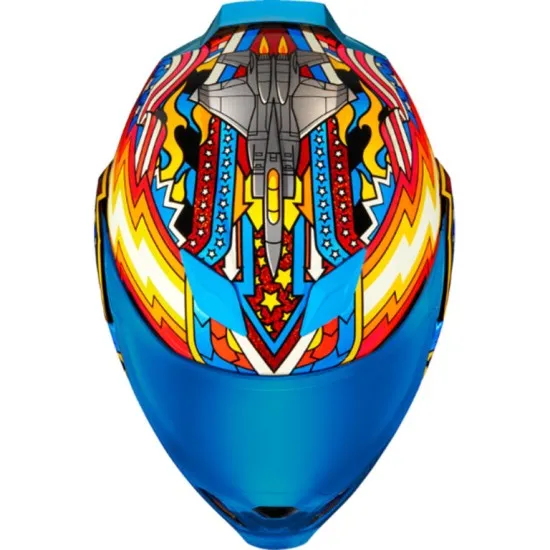 Каска ICON AIRFLITE ™ Flyboy BL – Dropshield™, Supervent, и Hydradry™ комфорт