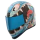 ICON AIRFORM NINE LIVES BL каска, поликарбонатна черупка, Dropshield визьор