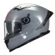 MT BRAKER SV SOLID A12 GLOSS GRAY – мото каска с вградени слънчеви очила и гланцово покритие