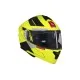 Отваряема каска MT Genesis Talo C3 Matt Yellow Fluo с вграден слънчев визьор и възможност за комуникационна система
