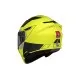 Отваряема каска MT Genesis Talo C3 Matt Yellow Fluo с вграден слънчев визьор и възможност за комуникационна система