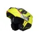 Отваряема каска MT Genesis Talo C3 Matt Yellow Fluo с вграден слънчев визьор и възможност за комуникационна система