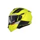 Отваряема каска MT Genesis Talo C3 Matt Yellow Fluo с вграден слънчев визьор и възможност за комуникационна система
