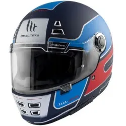 Каска MT JARAMA BAUX D7 MATT BLUE/RED