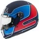Мото каска MT Jarama Baux D7 Matt Blue/Red с елегантен матов дизайн и перфектна защита