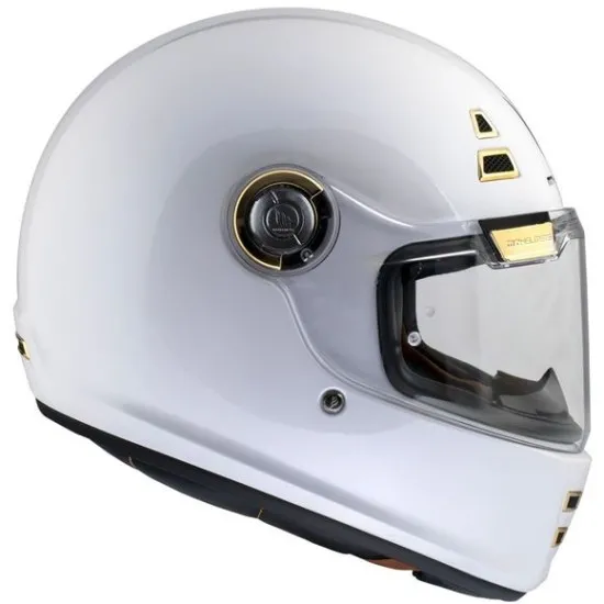Мото каска MT Jarama A0 Gloss Pearl White с елегантен дизайн и перфектна защита