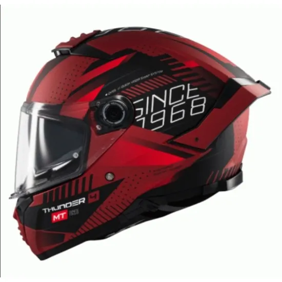 Каска MT THUNDER 4 SV LUMINENCE D5 – защитна, удобна и с вградени слънчеви очила