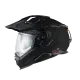 Адвенчър каска NEXX X.WED3 PLAIN BLACK MT, черна матова каска, офроуд каска