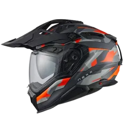 Адвенчър каска NEXX X.WED3 TRAILMANIA GREY ORANGE MATT