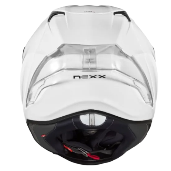 Каска NEXX X.R3R PLAIN WHITE, бяла спортна каска, аеродинамична