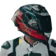 Каска NEXX X.R3R GLITCH RACER RED WHITE, аеродинамична, високотехнологична