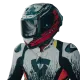 Каска NEXX X.R3R GLITCH RACER RED WHITE, аеродинамична, високотехнологична