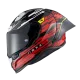 Каска NEXX X.R3R GLITCH RACER RED WHITE, аеродинамична, високотехнологична