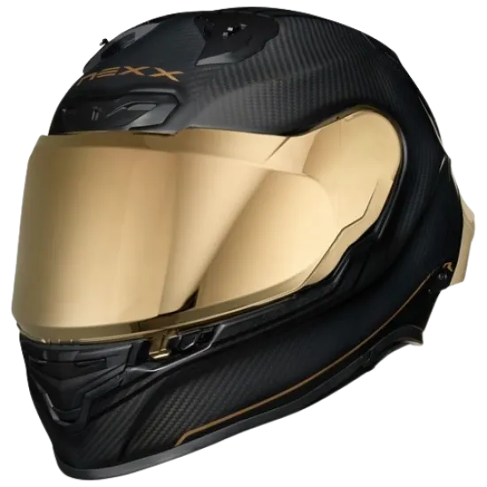 Каска NEXX X.R3R ZERO PRO 2 CARBON GOLD MATT, златна карбонова каска, аеродинамична