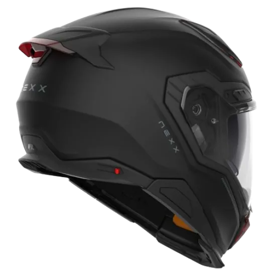Каска NEXX X.WST3 PLAIN BLACK MATT, антивибрационна система, покритие против надраскване