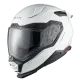 Каска NEXX X.WST3 PLAIN WHITE PEARL, X-PRO въглеродни влакна, вградени очила