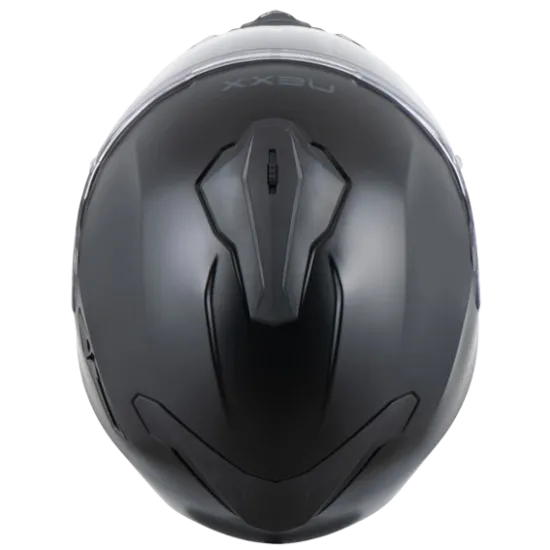Каска NEXX Y100 PURE BLACK MATT, антиалергична вътрешност, вградени слънчеви очила