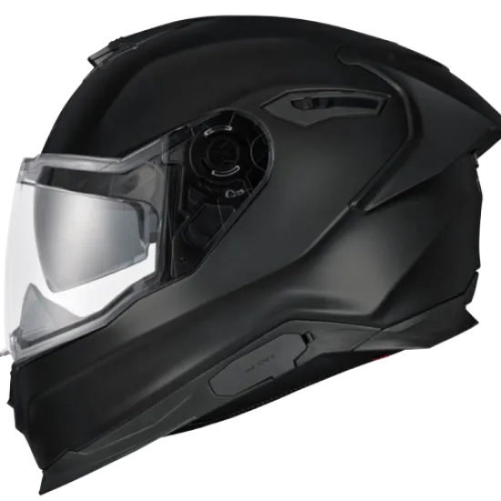 Каска NEXX Y100R FULL BLACK MATT, антибактериална подплата, слънчеви очила