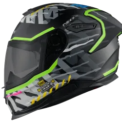 Каска NEXX Y100R URBANGRAM BLACK MATT