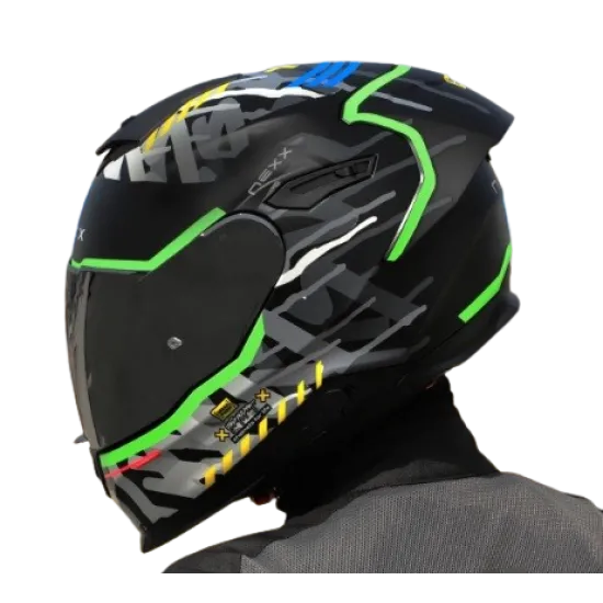 Каска NEXX Y100R URBANGRAM BLACK MATT, антибактериална подплата, слънчеви очила