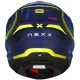 Каска NEXX Y100R URBANGRAM INDIGO BLUE MATT, антибактериална подплата, слънчеви очила