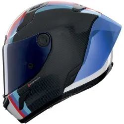 Каска Nolan X-804 RS Ultra Carbon Gemini 365 Carbon White Blue Red - Гланц ECE 22.06