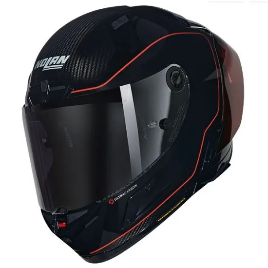 Каска Nolan X-804 RS Ultra Carbon Asso Di Picche 342 – карбонова състезателна каска с Pinlock и Racing Air Flow