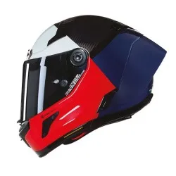Каска Nolan X-804 RS Ultra Carbon Blocco 348 Black Red Blue White - Гланц