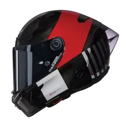 Каска Nolan X-804 RS Ultra Carbon Combo Gara 351 Black Gray Red