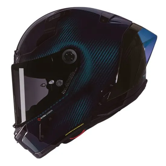 Каска Nolan X-804 RS Ultra Carbon Liquido 328 – професионална карбонова каска за състезания