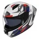 Каска Nolan N60-6 Sport Corsa 355 White Blue Red с Pinlock и VPS визьор