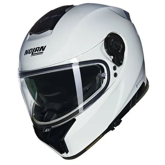 Каска Nolan N80-8 Classico N-Com 305 Metal White – стилна и безопасна мото каска