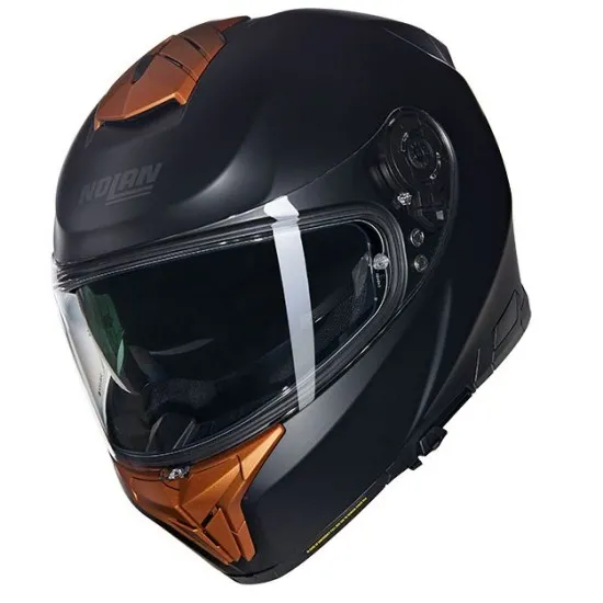 Каска Nolan N80-8 Classico Nobile N-Com 311 Black Ocher – стилна и безопасна мото каска с N-Com комуникация