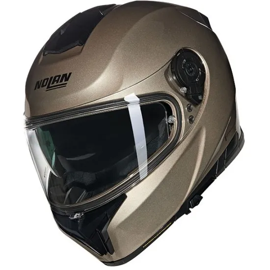 Каска Nolan N80-8 Classico Nobile N-Com 316 Sand – стилна мото каска с Ultrawide визьор и N-Com подготовка