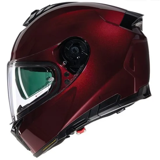 Каска Nolan N80-8 Classico Nobile N-Com 321 Red – висококачествена туринг каска с VPS визьор и AirBooster вентилация