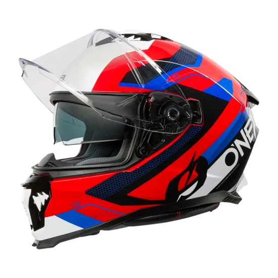 Каска O'NEAL CHALLENGER EXO BLACK/WHITE/RED/BLUE V.25