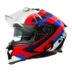 Каска O'NEAL CHALLENGER EXO BLACK/WHITE/RED/BLUE V.25