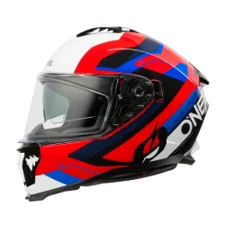 Каска O'NEAL CHALLENGER EXO BLACK/WHITE/RED/BLUE V.25